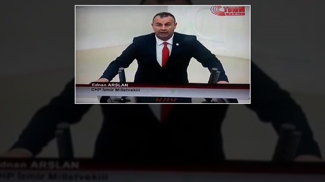 CHP İzmir Milletvekili Ednan Arslan, dün TBMM'de yemin etmişti.