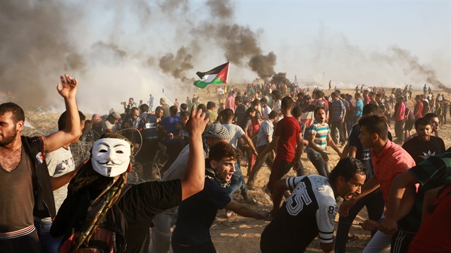 File Photo: Protest at Israel-Gaza border