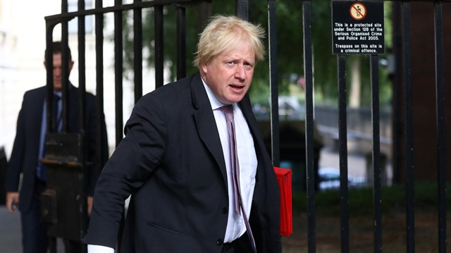Britain's Secretary of State for Foreign and Commonwealth Affairs Boris Johnson 
