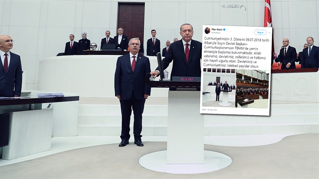 CHP'li İlhan Kesici, Cumhurbaşkanı Erdoğan'ı tebrik etti.