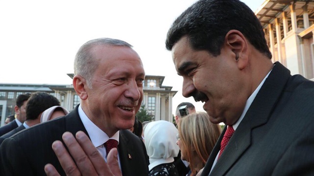 Başkan Erdoğan ile ​Venezuela Devlet Başkanı Maduro