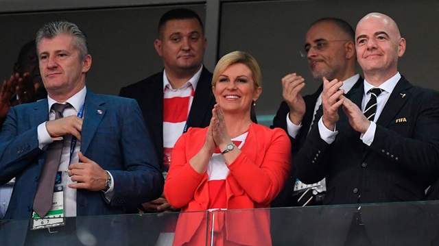 أردوغان يهنئ رئيسة وزراء كرواتيا بتأهل منتخب بلادها للمباراة النهائية