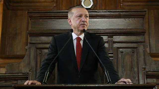 Cumhurbaşkanı Erdoğan 1. Meclis'te düzenlenen törende konuştu.