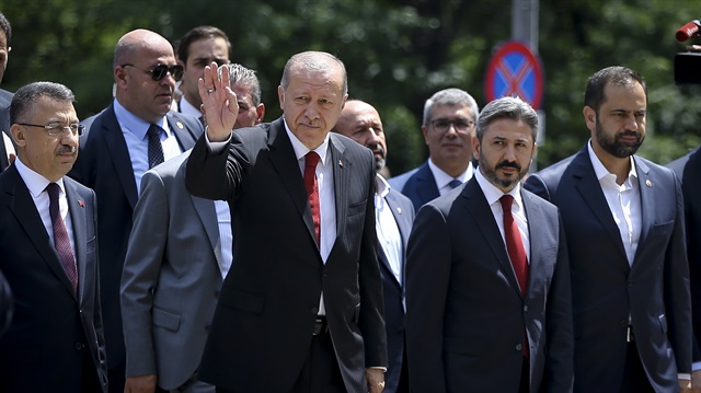 Arşiv: Türkiye Cumhurbaşkanı Recep Tayyip Erdoğan, eski TBMM binasında düzenlenen Cumhurbaşkanlığı Kabinesi 1. Toplantısı Açılış Töreni'ne katıldı.