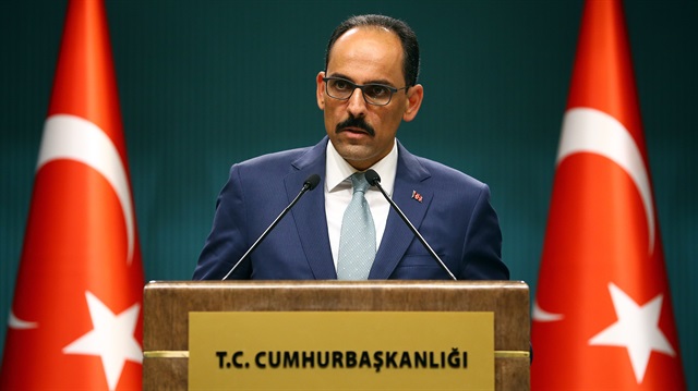 Turkish Presidential spokesman Ibrahim Kalin

