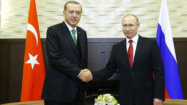 Başkan Erdoğan ile Rusya Federasyonu Devlet Başkanı Putin