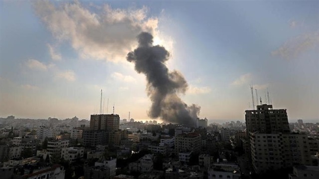 قصف إسرائيلي على موقع لحركة حماس في غزة