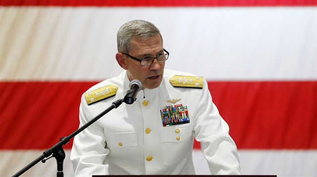 US Commander of 5th Fleet Scott Stearney