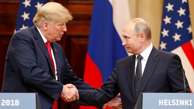 ABD Başkanı Trump ile Rusya Devlet Başkanı Putin
