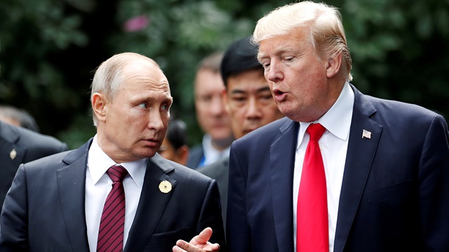 U.S. President Donald Trump and Russia's President Vladimir Putin