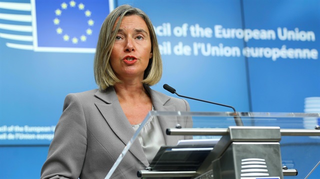 EU foreign affairs chief Federica Mogherini