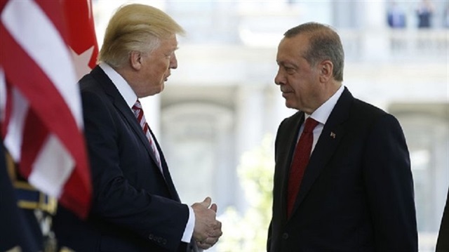 Donald Trump and Recep Tayyip Erdoğan. 