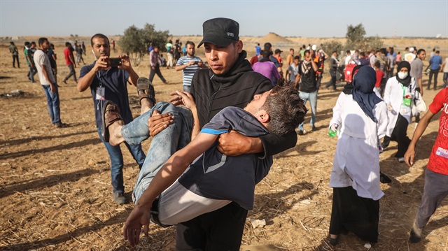 Palestinian rallies in Gaza Strip