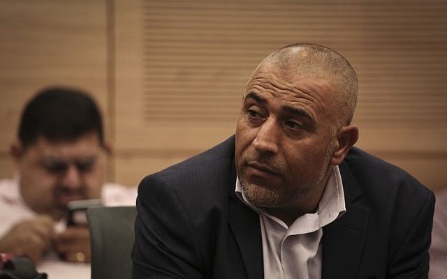 İsrail Meclisi'ndeki Arap vekillerden Taleb Abu Arar