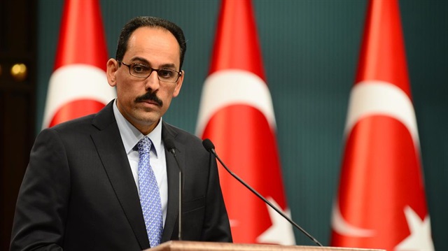 متحدث الرئاسة التركية إبراهيم قالن: إسرائيل تسعى لتقنين الاحتلال


​