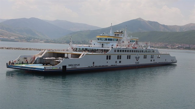 Türkiye’nin en büyük ikinci feribotu ilk deneme seferine çıktı