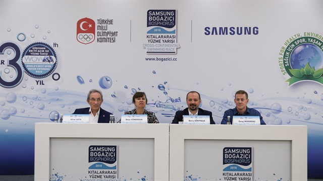 في إسطنبول وعلى مضيق البوسفور.. بطولة "سامسونغ للسباحة عبر القارات"​