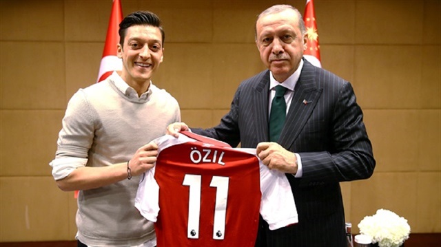 Turkish President Recep Tayyip Erdoğan and Soccer star Mesut Özil