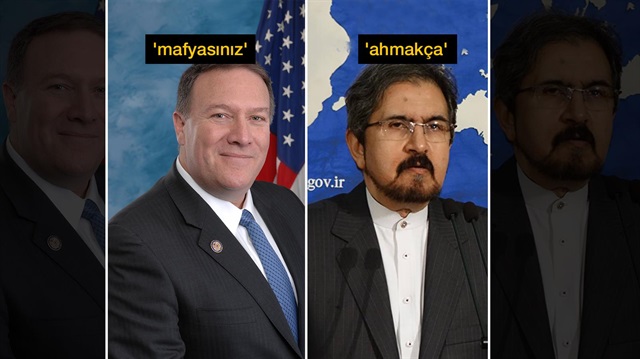 ABD Dışişleri Bakanı Mike Pompeo ve İran Dışişleri Bakanlığı Sözcüsü Behram Kasımi