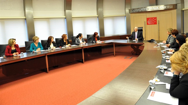 CHP'de MYK toplantısı Genel Başkan Kılıçdaroğlu'nun yönetiminde başladı.