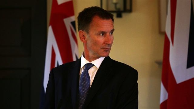 Britain's Foreign Secretary Jeremy Hunt