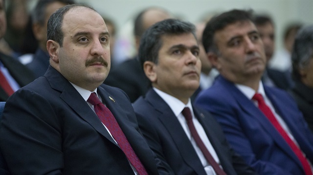 Sanayi ve Teknoloji Bakanı Mustafa Varank (solda), Türkiye Bilimsel ve Teknolojik Araştırma Kurumu'nun (TÜBİTAK) 55. Kuruluş Yıl Dönümü Töreni'ne katıldı.
