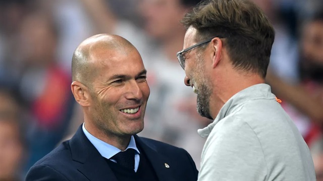 Zidane ile Klopp, Devler Ligi finalinde karşı karşıya gelmişlerdi.