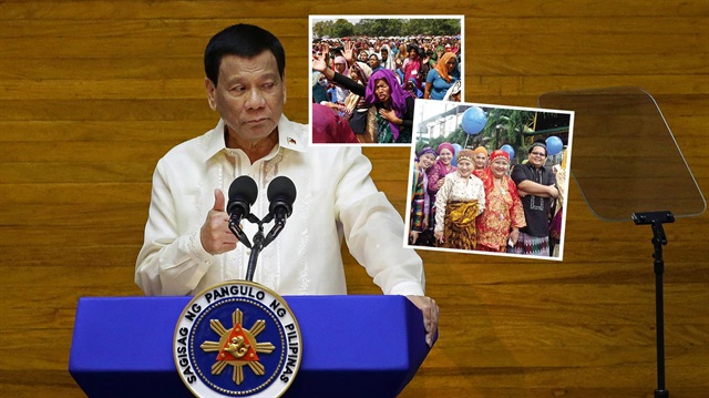 Filipinler Devlet Başkanı Rodrigo Duterte.
