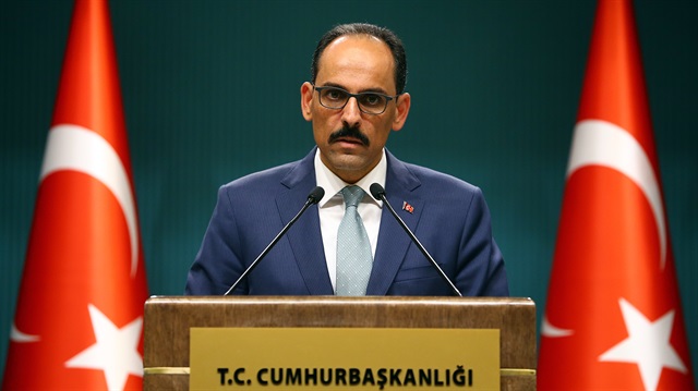 Turkish Presidential spokesman Ibrahim Kalın