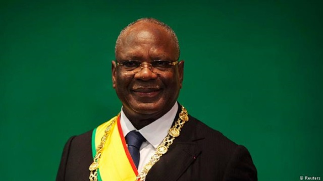 Mali'nin şimdiki  Cumhurbaşkanı İbrahim Bubacar Keita
