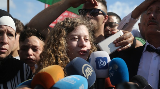 Filistinli 'cesur kız' artık serbest
