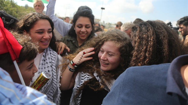 Israel releases Palestinian Ahed Tamimi from jail