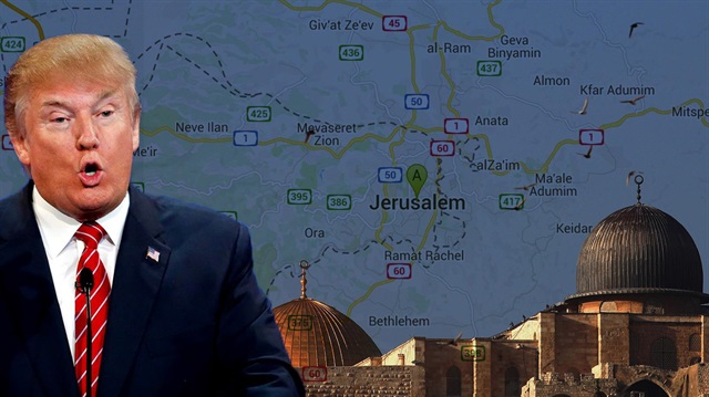 ABD'nin 45'inci başkanı Donald Trump, Kudüs için İsrail'e söz vermiş ve ABD'nin İsrail'in başkenti olarak Tel Aviv'i değil, Kudüs'ü tanıyacağını söylemişti. Trump bu vaadini, Aralık 2017'de gerçekleştirdi. 