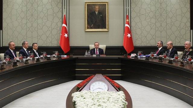 Yeni dönemin ilk MGK'sı Cumhurbaşkanı Erdoğan'ın başkanlığında gerçekleşiyor. 