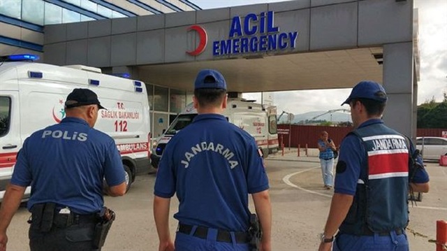 Jandarma personeli 24 saat kamu hastanelerinde görev yapmaya başladı.