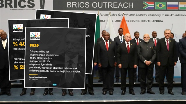 Dünya'nın yüzde 41'ini temsil eden oluşum: BRICS