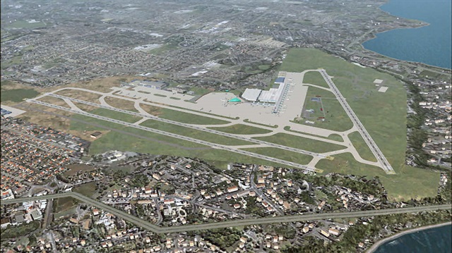 Atatürk Havalimanı'nın havadan görüntüsü