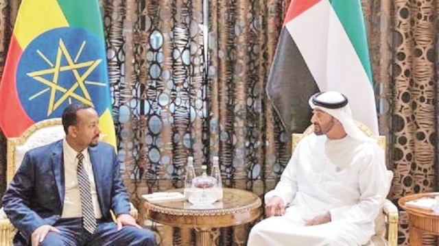 ​​Etiyopya Başbakanı Ahiy Ahmed BAE Prensi Muhammed bin Zayid