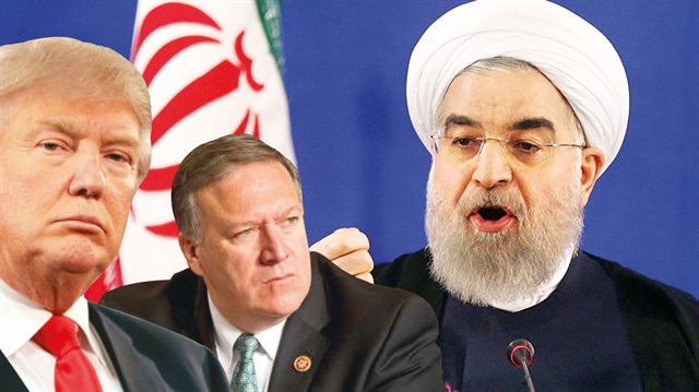 ABD Başkanı Trump, ABD Dışişleri Bakanı Pompeo, İran Cumhurbaşkanı Ruhani