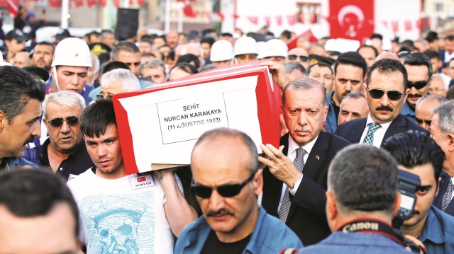 Astsubay Çavuş Serkan Karakaya’yı en zor gününde Başkan Erdoğan da yalnız bırakmadı.