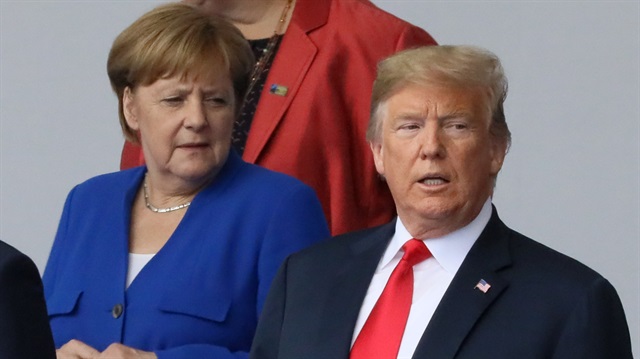 German Chancellor Angela Merkel and U.S. President Donald Trump 