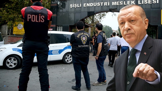Başkan Erdoğan, önümüzdeki dönemde her okulda 1 polisin görev yapacağını açıkladı.