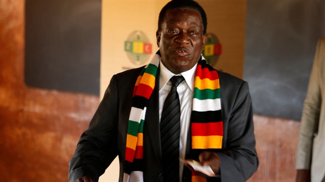 Zimbabve Devlet Başkanı Emmerson Mnangagwa