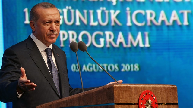 Turkish President Recep Tayyip Erdoğan  