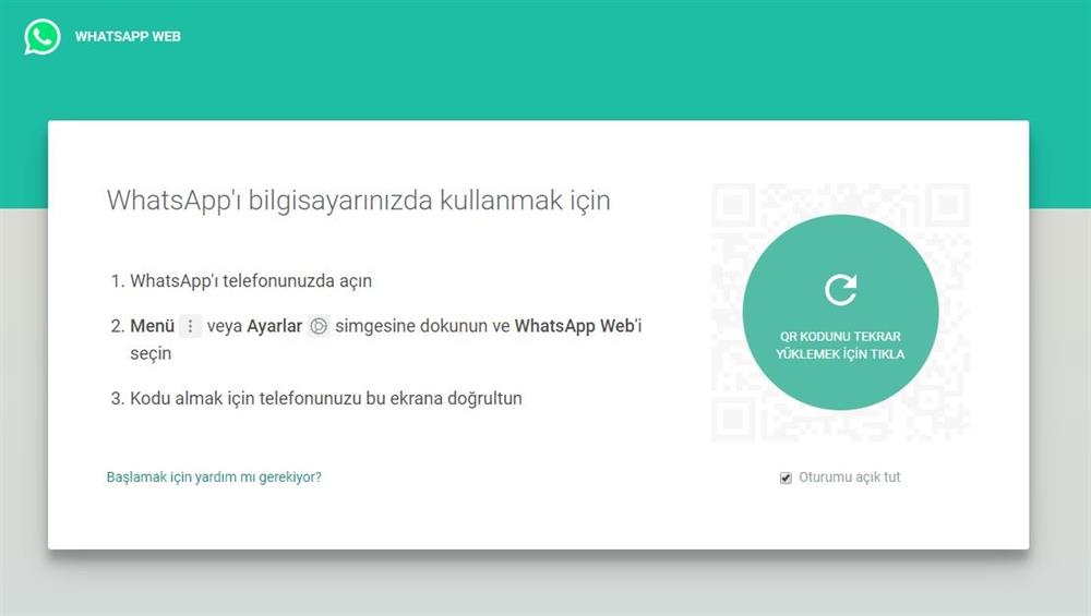 whatsapp web masaustu nasil kullanilir