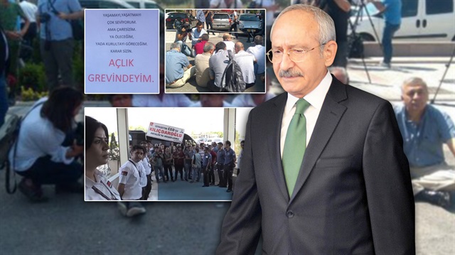 Kurultay isteyen CHP'liler açlık grevinde