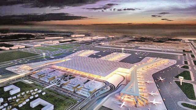 Cumhurbaşkanı Erdoğan’ın 100 gün içinde 1’inci fazının açılacağını müjdelediği 3. Havalimanı, dünyanın sıfırdan yapılan en büyük havalimanı olacak.