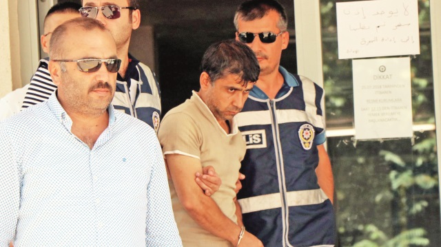 Emniyetteki işlemlerin ardından adliyeye sevk edilen seri katil Hamdi Kayapınar tutuklandı.
