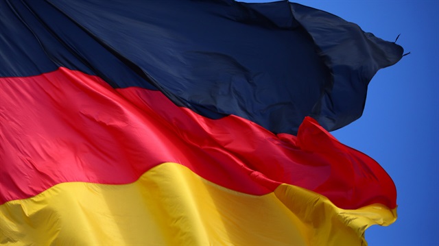 A German flag flutters in Berlin