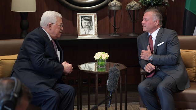 لقاء محمود عباس مع العاهل الأردني عبد الله الثاني